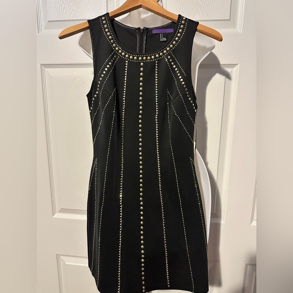Dresses & Skirts - New nwt gold studded Black Dress small